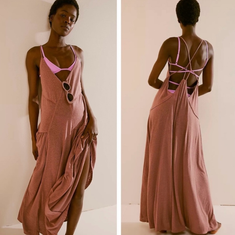 Free People Eros Maxi Dress | Free People Beach NWT 🏷️ Size: XS | Antique Oak